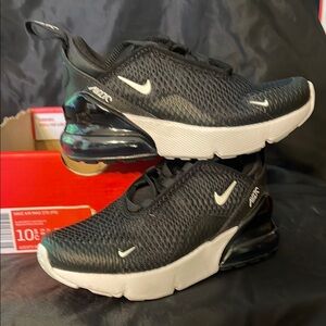 Nike Black and White Air Max 270 Sneakers